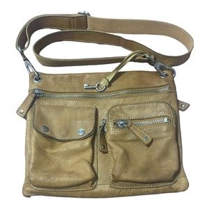 Fossil leather crossbody